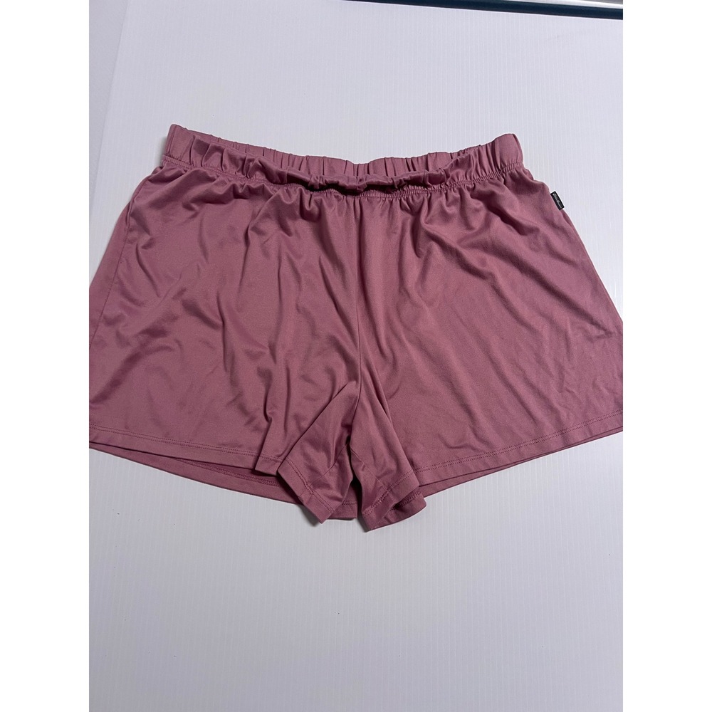 Eddie Bauer Sleepwear Womens XL Mauve Pink Pajama Shorts Elastic Waist Lounge
